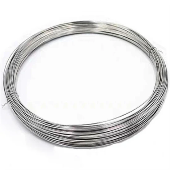 Fil de soudure en acier étiré à froid, fil rond, fil métallique Ss 201 304 304L 316 316L, fournisseur de fil en acier inoxydable