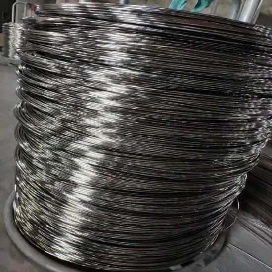 Fil de tréfilage à froid, usine chinoise, fil rond, fil métallique 301, fil de soudage, fil en acier inoxydable